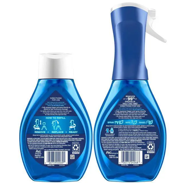Alt view image 6 of 6 - Dawn Powerwash Dish Spray Tropical Watermelon, 16oz Bottle, 2 Pack