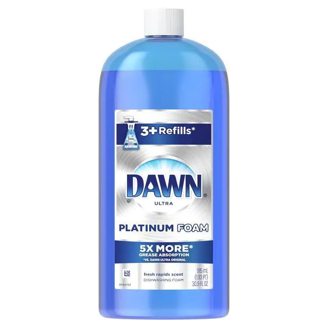 Alt view image 2 of 7 - Dawn Direct Foam Dish Soap, Dishwashing Liquid, Grease Removal, Fresh Rain, 915 mL