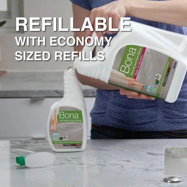 Alt view image 5 of 7 - Bona® Multi-Surface Floor Cleaner, for Stone Tile Laminate and Vinyl LVT/LVP 22 Fl Oz