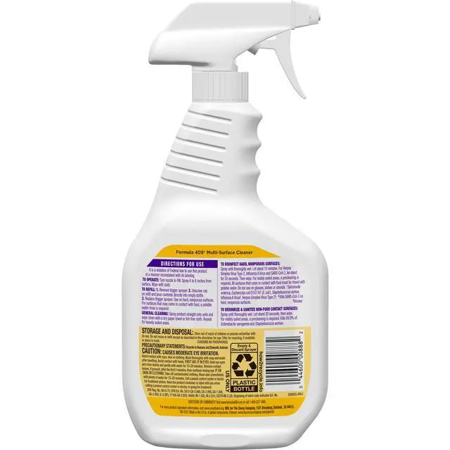 Alt view image 5 of 5 - Formula 409 Multi-Surface Cleaner Spray, Lemon Fresh, 32 fl oz