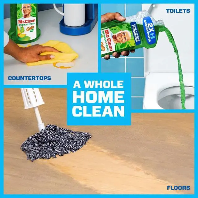Alt view image 3 of 6 - Mr. Clean All Purpose Cleaner, Cleaning Liquid, Gain, 41 fl oz