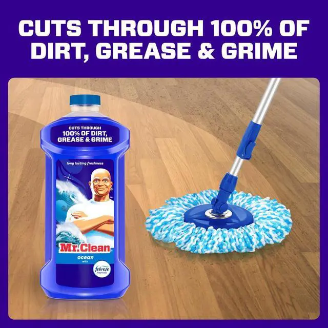 Alt view image 5 of 7 - Mr. Clean All Purpose Cleaner, Cleaning Liquid, Ocean, 41 fl oz