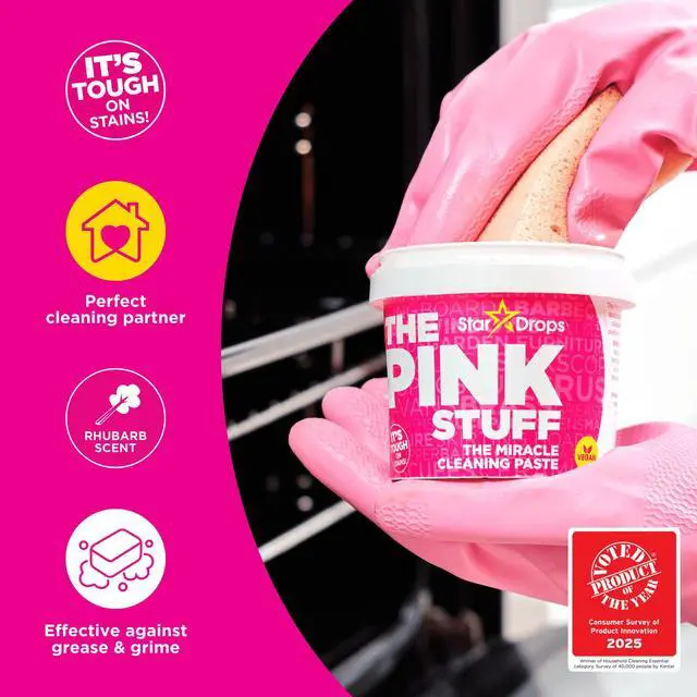 Alt view image 2 of 7 - The Pink Stuff, Miracle Cleaning Paste, All-Purpose Cleaner, 17.63 oz