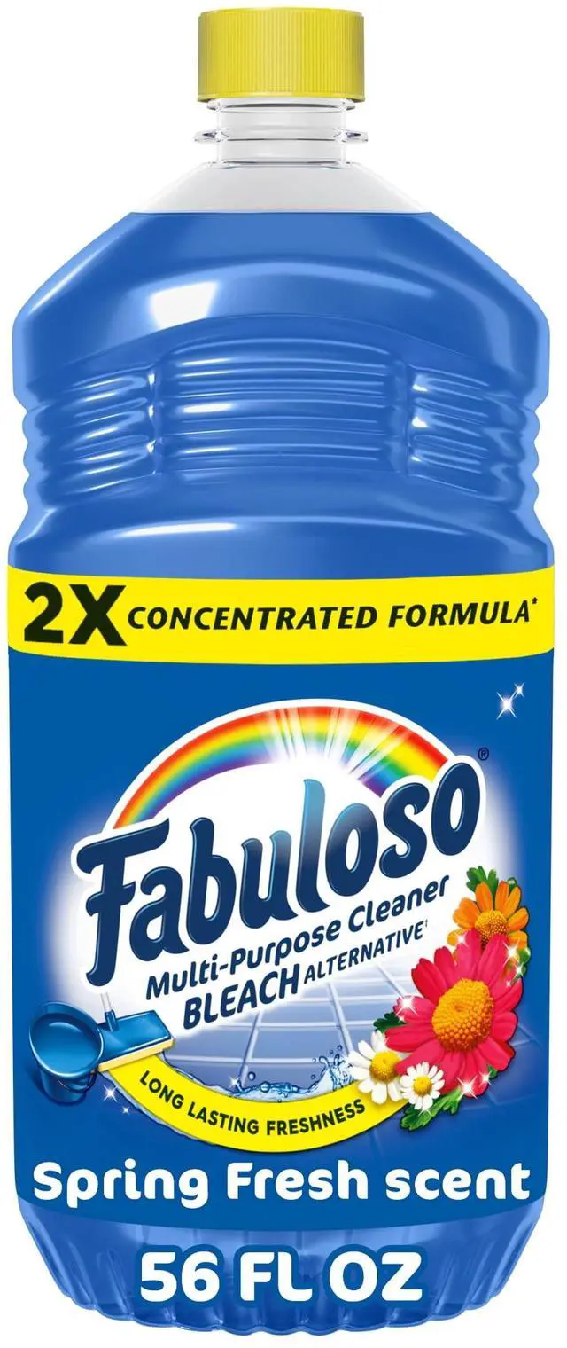 Main image of Fabuloso 2X Multi-Purpose Cleaner Bleach Alternative, Spring Fresh Scent, 56 fl oz