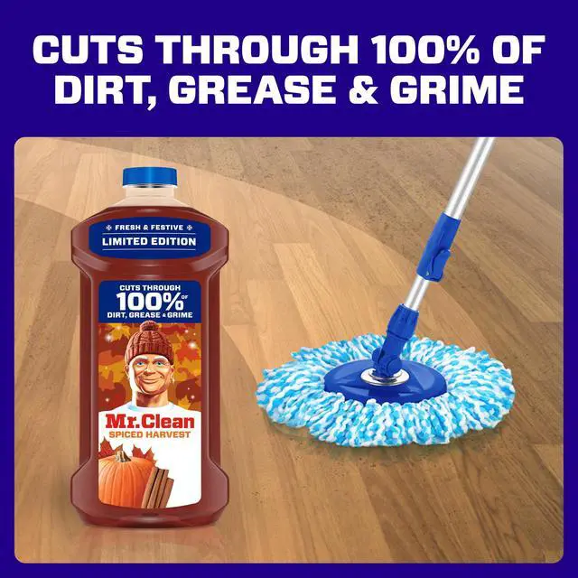 Alt view image 5 of 6 - Mr. Clean All Purpose Cleaner, Floor Cleaner, Mop Soap, Cleaning Liquid, Spiced Harvest, Pumpkin, 41 fl oz