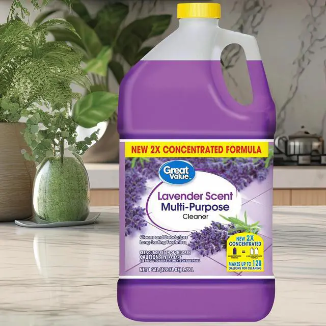 Alt view image 3 of 5 - Great Value Multi Purpose Cleaner, Lavender Scent, 128 fl oz