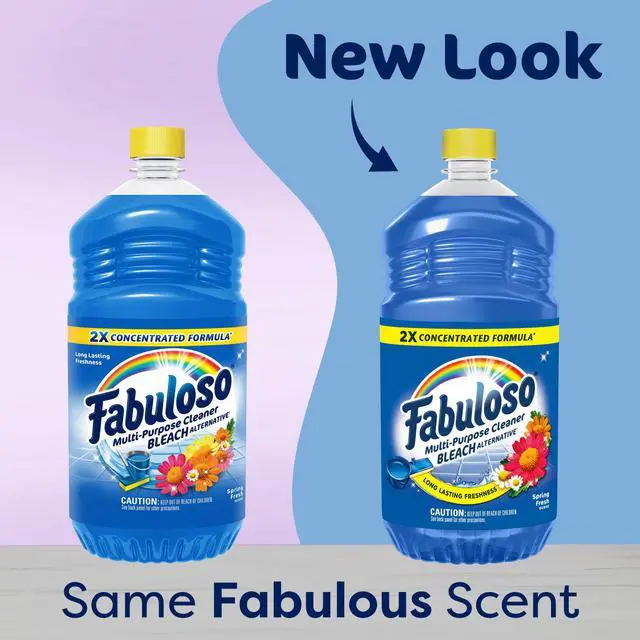 Alt view image 2 of 6 - Fabuloso 2X Multi-Purpose Cleaner Bleach Alternative, Spring Fresh Scent, 56 fl oz