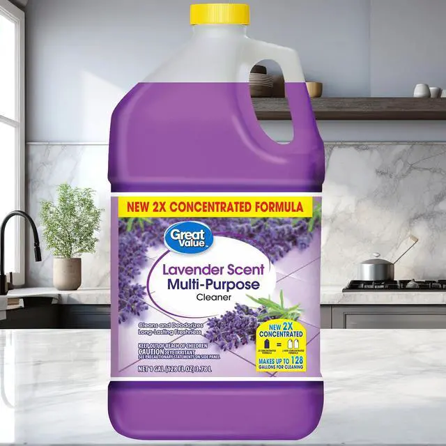 Alt view image 4 of 5 - Great Value Multi Purpose Cleaner, Lavender Scent, 128 fl oz