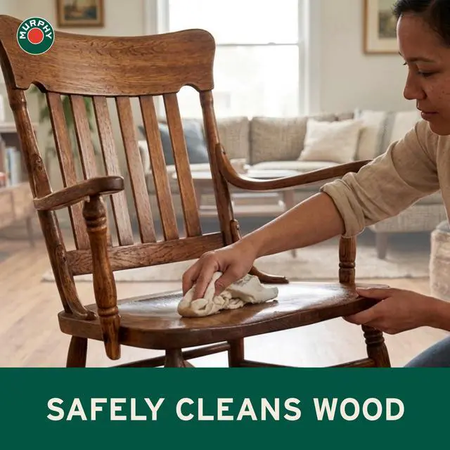 Alt view image 2 of 6 - Murphy Oil Soap Cleaning Spray, Wood Cleaner, No-Rinse Floor Cleaner, Orange Scent, 22 fl oz Bottle
