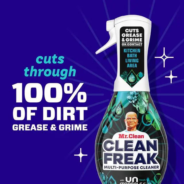 Alt view image 5 of 7 - Mr. Clean Clean Freak All Purpose Cleaner Spray, Multi-Surface Cleaning, Unstopables Scent, 16 fl oz