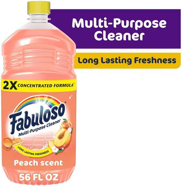 Main image of Fabuloso 2X Multi-Purpose Cleaner, No Rinse Floor Cleaner, Peach Scent, 56 fl oz