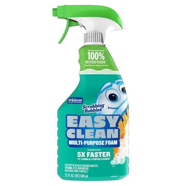 Alt view image 6 of 6 - Scrubbing Bubbles Easy Clean Multi-Purpose Bathroom Shower & Tub and All Purpose Cleaner Spray, 32 oz