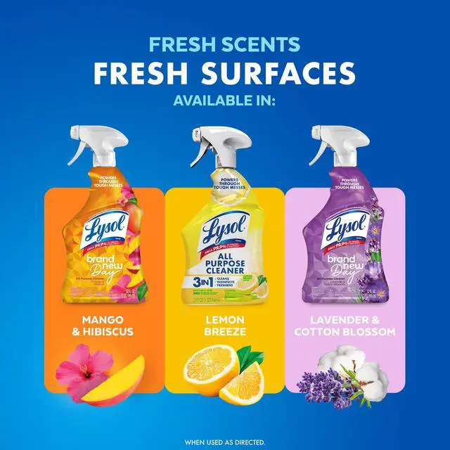 Alt view image 5 of 6 - All Purpose Cleaner Sanitizing and Disinfecting Spray Lemon Breeze Scent, 32 oz, Bottle