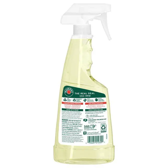 Alt view image 6 of 6 - Murphy Oil Soap Cleaning Spray, Wood Cleaner, No-Rinse Floor Cleaner, Orange Scent, 22 fl oz Bottle