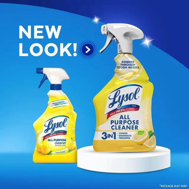 Alt view image 6 of 6 - All Purpose Cleaner Sanitizing and Disinfecting Spray Lemon Breeze Scent, 32 oz, Bottle