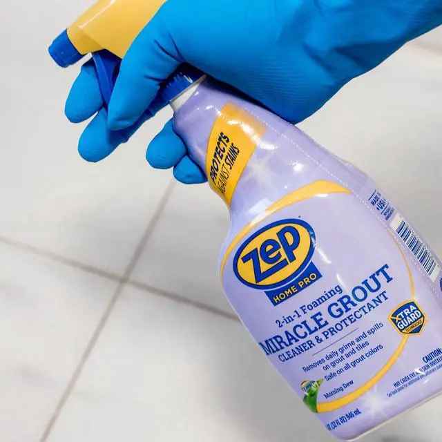 Alt view image 5 of 7 - Zep Home Pro Miracle Foaming Grout Cleaner and Protectant, Morning Dew Scent, 32 fl oz