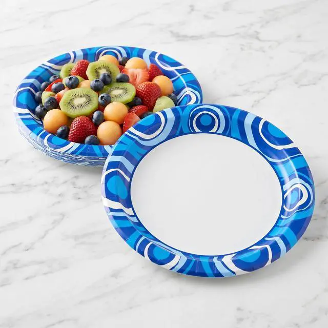 Alt view image 2 of 5 - Great Value Ultra Disposable Paper Plates, 10 in, 200 Count