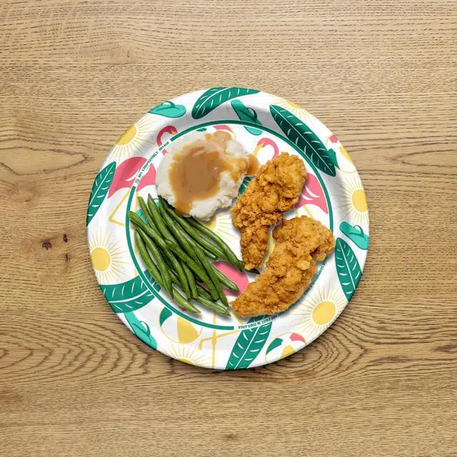 Alt view image 5 of 6 - Great Value Seasonal Disposable Paper Plates, 10 in, 30 Count