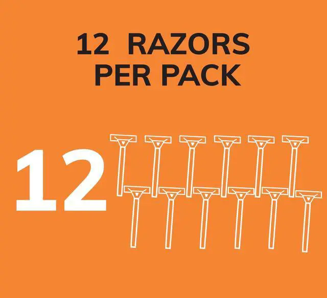 Alt view image 2 of 6 - BIC Sensitive Disposable Razors for Men, 1 Blade, 12 Count