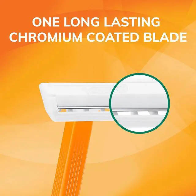 Alt view image 3 of 6 - BIC Sensitive Disposable Razors for Men, 1 Blade, 12 Count