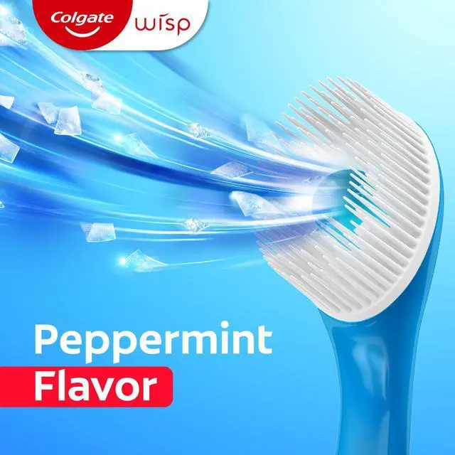 Alt view image 5 of 7 - Colgate Max Fresh Wisp Disposable Travel Toothbrushes, Mini Toothbrush, Peppermint, 24 Count