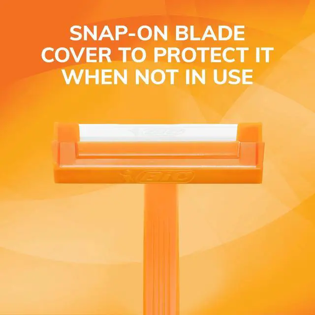 Alt view image 5 of 6 - BIC Sensitive Disposable Razors for Men, 1 Blade, 12 Count