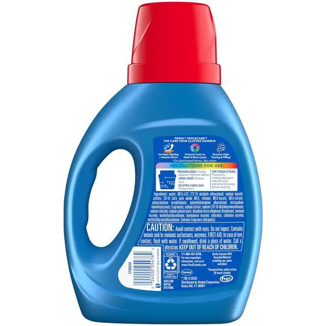 Alt view image 7 of 7 - Persil Deep Clean Liquid Laundry Detergent, Original, 34 fl oz, 25 loads