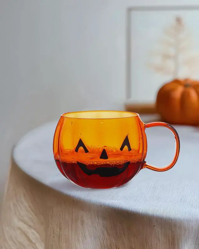 Alt view image 6 of 6 - Way to Celebrate Glass Pumpkin Mug