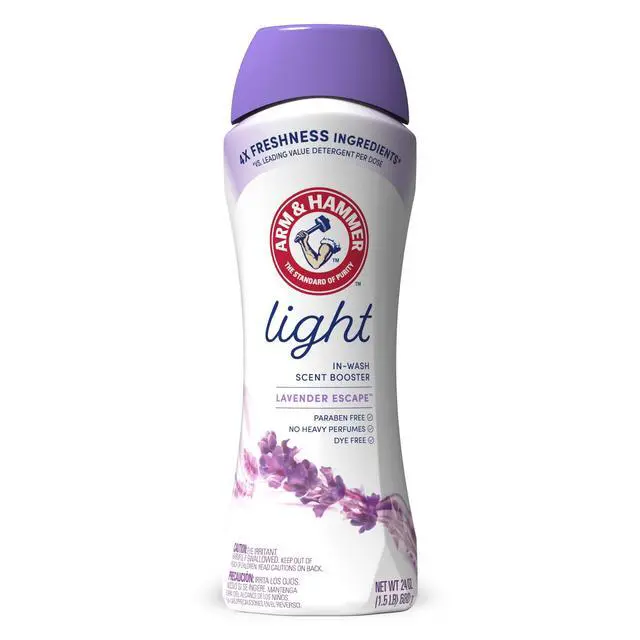 Alt view image 7 of 7 - ARM & HAMMER Light In-Wash Scent Booster, Laundry Scent Booster Lavender Escape scent, 24 Oz