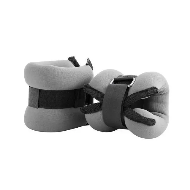 Alt view image 2 of 2 - CAP 5lb Adjustable Straps Grey Wrist/Ankle Weight
