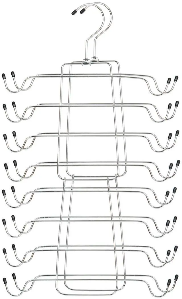Main image of Mainstays Heavy Duty Folding Tank Top and Bra Hanger - Space Saving Metal Organizer for Adults