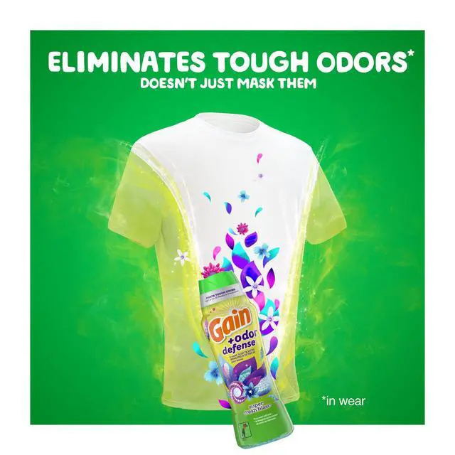 Alt view image 3 of 7 - Gain + Odor Defense in-Wash Scent Booster, Super Fresh Blast Scent, 5.7 oz