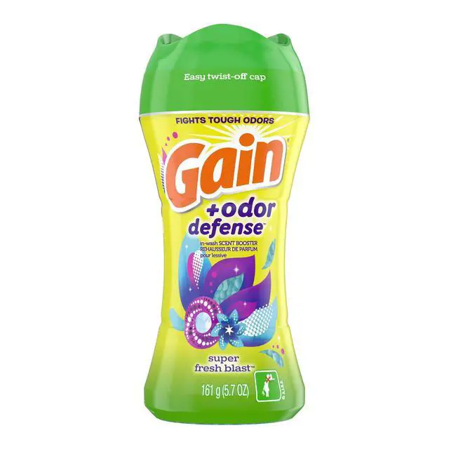 Alt view image 6 of 7 - Gain + Odor Defense in-Wash Scent Booster, Super Fresh Blast Scent, 5.7 oz