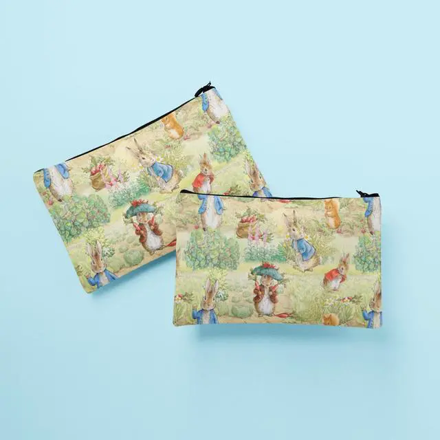 Alt view image 6 of 7 - Peter Rabbit 100% Cotton Garden, Multi-color, 18" x 21" for Quilting & Sewing, 1 Each