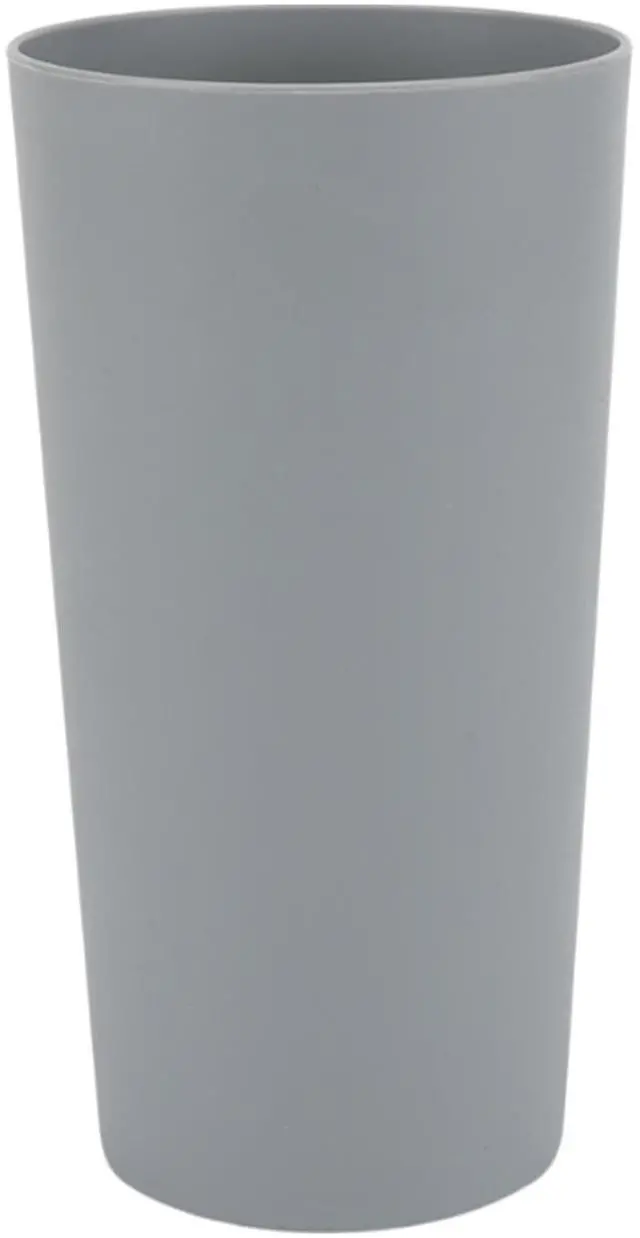 Main image of (18 pack) Mainstays - Gray Round Plastic Tumbler, 26-Ounce