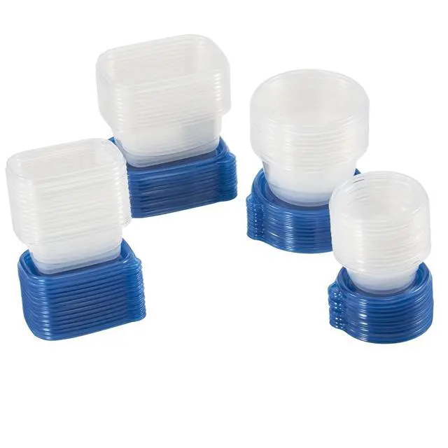 Alt view image 3 of 5 - Mainstays Semi Durable 92pc Plastic Food Storage Container set, Ideal Use for Refrigeration Storage and Organization, Meal Prep, and Batch Cooking