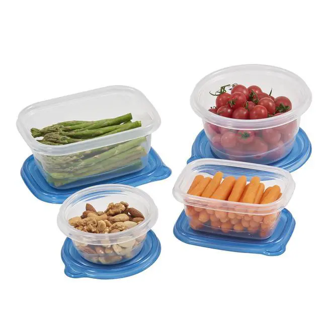 Alt view image 5 of 5 - Mainstays Semi Durable 92pc Plastic Food Storage Container set, Ideal Use for Refrigeration Storage and Organization, Meal Prep, and Batch Cooking