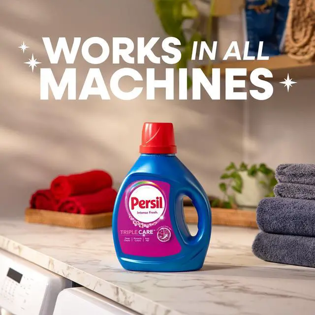 Alt view image 5 of 7 - Persil Deep Clean Intense Fresh Liquid Laundry Detergent, 34 fl oz, 25 Loads