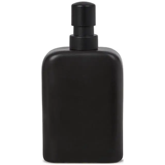 Alt view image 5 of 6 - Mainstays Ceramic Soap Dispenser with Sponge Caddy, Black