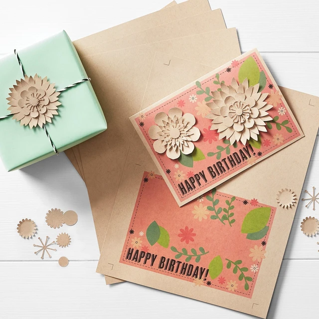 Alt view image 6 of 6 - Pen+Gear Kraft Card Stock Paper, 8.5"x 11", 65 lb, 60 Sheets