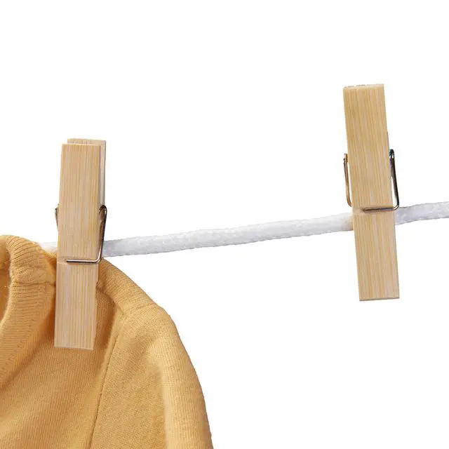 Alt view image 4 of 7 - (5 pack) Mainstays Bungee Clothesline with Pins & Spacers, Outdoor, 50 ft