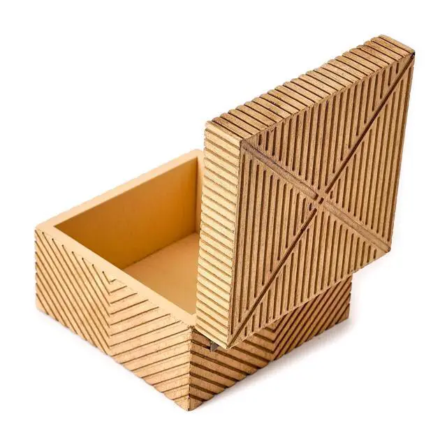 Alt view image 5 of 6 - Beautiful Medium Decorative Wooden Box by Drew Barrymore 3.75" X 5.75"