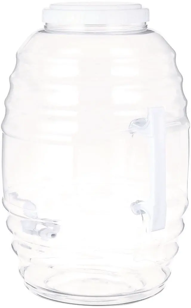 Alt view image 4 of 7 - American Maid 5 Gallon Vitrolero White Beverage Dispenser