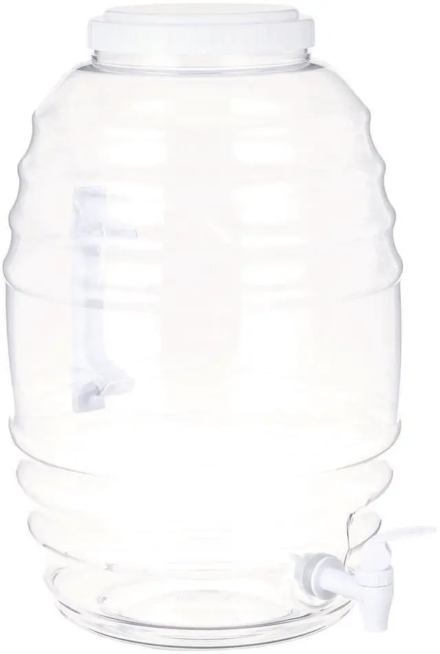 Alt view image 5 of 7 - American Maid 5 Gallon Vitrolero White Beverage Dispenser