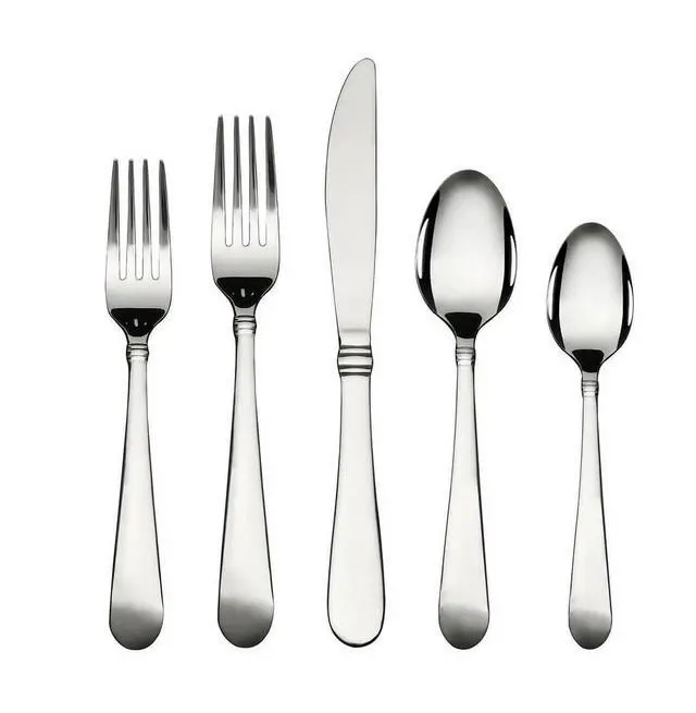 Main image of Mainstays Camfield 20-Piece Stainless Steel Flatware Set, Service for 4