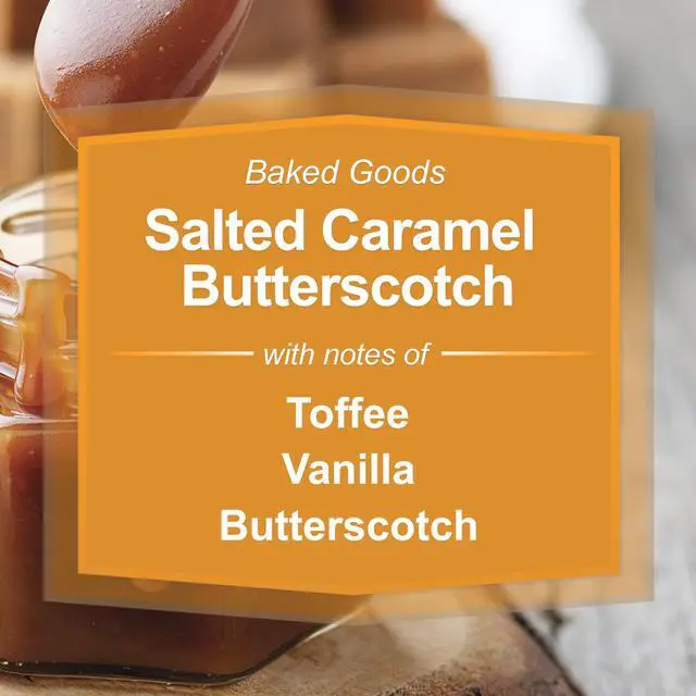 Alt view image 3 of 7 - Mainstays Single-Wick Scented Glass Jar Candle, Salted Caramel Butterscotch, 20 oz