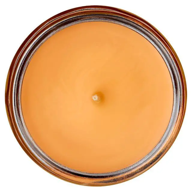Alt view image 5 of 7 - Mainstays Single-Wick Scented Glass Jar Candle, Salted Caramel Butterscotch, 20 oz