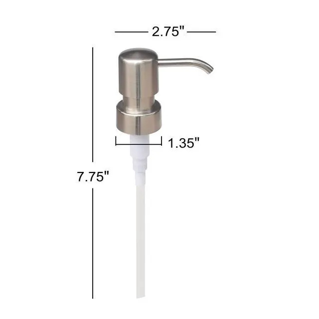Alt view image 2 of 4 - Better Homes & Gardens Plastic Replacement Pump Head, Brushed Nickel