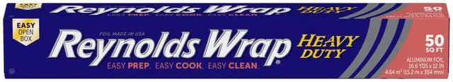 Main image of Reynolds Wrap Heavy Duty Aluminum Foil Roll, 12 Inch Wide, 50sq ft