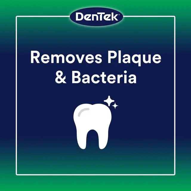 Alt view image 4 of 6 - DenTek Floss Picks, Advanced Clean, Plaque Remover, 150 Count